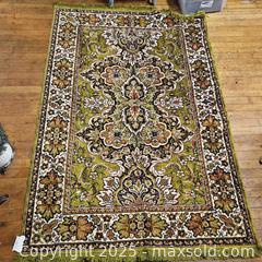 MaxSold Auction: Vintage Rug or Wall Tapestry ? 48&#34; × 77&#34; - East Bridgewater (Massachusetts, USA) SELLER MANAGED Estate Sale Online Auction - Bedford Street