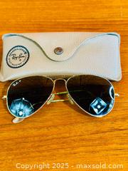 MaxSold Auction: Vintage Ray-Ban Aviator Sunglasses with Case - Hamilton (Ontario, Canada) SELLER MANAGED Estate Sale Online Auction - Gertrude Street
