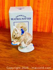 MaxSold Auction: Vintage Royal Albert England Figurine The World of Beatrix PotterApplely Dapply - Hamilton (Ontario, Canada) SELLER MANAGED Estate Sale Online Auction - Gertrude Street