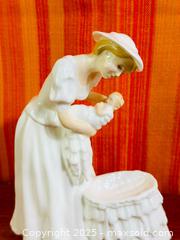 MaxSold Auction: Vintage Royal Doulton Figurine &#39;Mother and Son HN 3353&#39; Signed by Michael Doulton - Hamilton (Ontario, Canada) SELLER MANAGED Estate Sale Online Auction - Gertrude Street