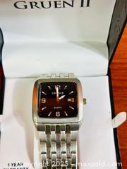 MaxSold Auction: Vintage Working Gruen II Mens Wristwatch - Hamilton (Ontario, Canada) SELLER MANAGED Estate Sale Online Auction - Gertrude Street