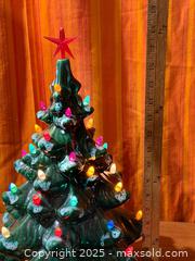 MaxSold Auction: Vtg Ceramic XMAS Tree - Hamilton (Ontario, Canada) SELLER MANAGED Estate Sale Online Auction - Gertrude Street