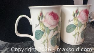 MaxSold Auction: Roy Kirkham Redouté Roses Set of 2 Fine Bone China Mugs - Pickering (Ontario, Canada) PARTNER MANAGED Estate Sale Online Auction -  Granite Court