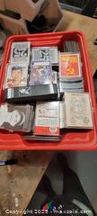 MaxSold Auction: Small bin of baseball and hockey cards - North Bay (Ontario, Canada) SELLER MANAGED Downsizing Online Auction - Campbell Avenue
