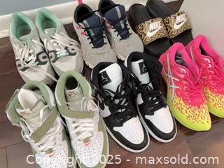 MaxSold Auction: Lot of 6 Mixed Athletic Shoes and Slides - Nike, Jordan, Asics - St. Petersburg (Florida, USA) SELLER MANAGED Estate Sale Online Auction - Sunshine Skyway Lane (CONDO)