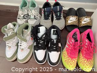 MaxSold Auction: Lot of 6 Mixed Athletic Shoes and Slides - Nike, Jordan, Asics - St. Petersburg (Florida, USA) SELLER MANAGED Estate Sale Online Auction - Sunshine Skyway Lane (CONDO)
