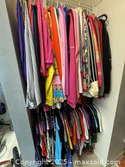 MaxSold Auction: Mixed Women&#39;s Large Wardrobe - Tops, Dresses &#38; Activewear Lot — Size M/L 8/10 (100+) Plus several wetsuits - St. Petersburg (Florida, USA) SELLER MANAGED Estate Sale Online Auction - Sunshine Skyway Lane (CONDO)