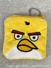 MaxSold Auction: Angry Birds Yellow Bird Fuzzy Coin Purse - Cobourg (Ontario, Canada) SELLER MANAGED Downsizing Online Auction - Burnham Street