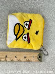 MaxSold Auction: Angry Birds Yellow Bird Fuzzy Coin Purse - Cobourg (Ontario, Canada) SELLER MANAGED Downsizing Online Auction - Burnham Street