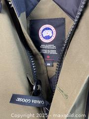 MaxSold Auction: Authentic Canda Goose Arctic Program Down and Feather Filled Hooded Winter Coat, Size Medium - Cobourg (Ontario, Canada) SELLER MANAGED Downsizing Online Auction - Burnham Street