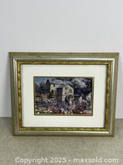 MaxSold Auction: Framed Art Print: &#34;Brenda&#39;s Garden&#34; by James Lorimer Keirstead of Glenburnie, Ontario - Cobourg (Ontario, Canada) SELLER MANAGED Downsizing Online Auction - Burnham Street