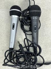 MaxSold Auction: Lot of 2 Corded Electronic Microphones (Dynamic Lo Z SM58 &#38; Other) - Cobourg (Ontario, Canada) SELLER MANAGED Downsizing Online Auction - Burnham Street