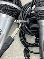 MaxSold Auction: Lot of 2 Corded Electronic Microphones (Dynamic Lo Z SM58 &#38; Other) - Cobourg (Ontario, Canada) SELLER MANAGED Downsizing Online Auction - Burnham Street