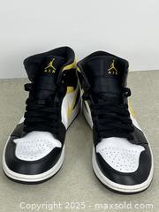MaxSold Auction: Nike Air Jordan Men&#39;s Mid 1 Pollen Basketball Shoes / Sneakers (Model: 554724-177), Size US 8 ~ EU 42 - Cobourg (Ontario, Canada) SELLER MANAGED Downsizing Online Auction - Burnham Street