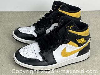 MaxSold Auction: Nike Air Jordan Men&#39;s Mid 1 Pollen Basketball Shoes / Sneakers (Model: 554724-177), Size US 8 ~ EU 42 - Cobourg (Ontario, Canada) SELLER MANAGED Downsizing Online Auction - Burnham Street