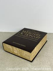 MaxSold Auction: The New Lexicon Webster&#39;s Dictionary of the English Language Encyclopedic Edition Hardcover Book - Cobourg (Ontario, Canada) SELLER MANAGED Downsizing Online Auction - Burnham Street