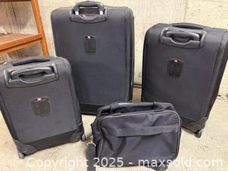MaxSold Auction: 4 piece luggage set - North Cowichan (British Columbia, Canada) SELLER MANAGED Downsizing Online Auction - Maple Bay