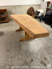 MaxSold Auction: Redwood table - North Cowichan (British Columbia, Canada) SELLER MANAGED Downsizing Online Auction - Maple Bay