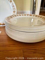 MaxSold Auction: Butterfly Gold Corelle Large Plate Lot - Maple Glen (Pennsylvania, USA) SELLER MANAGED Reseller Online Auction - Salaway Court