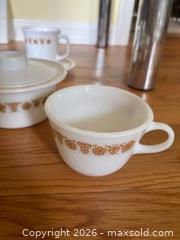 MaxSold Auction: Butterfly Gold Corelle Pyrex Serving Dishes Lot - Maple Glen (Pennsylvania, USA) SELLER MANAGED Reseller Online Auction - Salaway Court