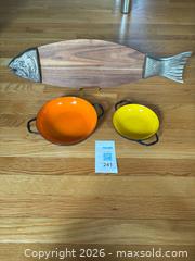 MaxSold Auction: MCM Huta Silesia Pans and Fish Platter - Maple Glen (Pennsylvania, USA) SELLER MANAGED Reseller Online Auction - Salaway Court