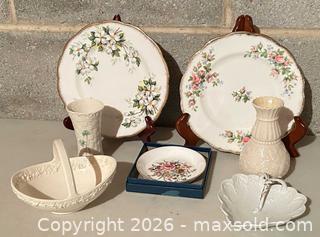 MaxSold Auction: The Good Stuff: Royal Albert, Belleek, Wedgwood, Royal Worcester, Limoges - Maple Glen (Pennsylvania, USA) SELLER MANAGED Reseller Online Auction - Salaway Court