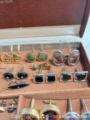 MaxSold Auction: This Is A Man's World - Tie Tacks/Bars, Cufflinks: Men’s Costume Jewelry & Box - Maple Glen (Pennsylvania, USA) SELLER MANAGED Reseller Online Auction - Salaway Court