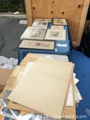 MaxSold Auction: Mid-20th Century Turkish Posters & Prints Collection (10–15 pcs) - Commerce (California, USA) PARTNER MANAGED Estate Sale Online Auction - Randolph Street (STORAGE)