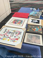 MaxSold Auction: Mid-20th Century Turkish Posters & Prints Collection (10–15 pcs) - Commerce (California, USA) PARTNER MANAGED Estate Sale Online Auction - Randolph Street (STORAGE)