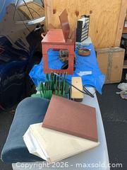 MaxSold Auction: Mixed Lot: Wooden Folding Book Stand, Vintage Jewelry, Coins, Electronics - Commerce (California, USA) PARTNER MANAGED Estate Sale Online Auction - Randolph Street (STORAGE)