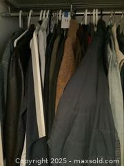 MaxSold Auction: Assorted men&#39;s clothing sizes large, extra large - Los Angeles (California, USA) PARTNER MANAGED Moving Online Auction - Kirkwood Drive