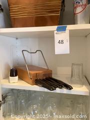 MaxSold Auction: Cutco Glassware, cutting utensil, sharpener - Los Angeles (California, USA) PARTNER MANAGED Moving Online Auction - Kirkwood Drive