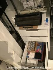 MaxSold Auction: File cabinet with office supplies - Los Angeles (California, USA) PARTNER MANAGED Moving Online Auction - Kirkwood Drive