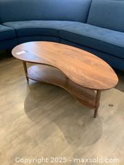 MaxSold Auction: Mid Century Kidney Style Wood Coffee Table - Los Angeles (California, USA) PARTNER MANAGED Moving Online Auction - Kirkwood Drive