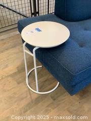 MaxSold Auction: Modern White Painted Metal Side/End Table — 14in Round Top - Los Angeles (California, USA) PARTNER MANAGED Moving Online Auction - Kirkwood Drive