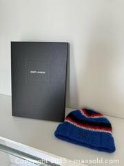 MaxSold Auction: SAINT LAURENT winter beanie hat - Toronto (Ontario, Canada) SELLER MANAGED Moving Online Auction -  Front Street (CONDO)