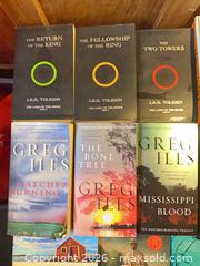 MaxSold Auction: 3 paperback #1 trilogies plus 4 others  - Kingston (Ontario, Canada) SELLER MANAGED Downsizing Online Auction -  Terry Fox Drive (STORAGE)