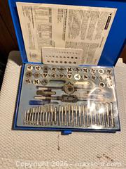 MaxSold Auction: Mastercraft Tap and Die Set in Blue Metal Case - Kingston (Ontario, Canada) SELLER MANAGED Downsizing Online Auction -  Terry Fox Drive (STORAGE)