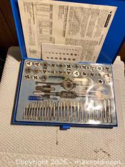MaxSold Auction: Mastercraft Tap and Die Set in Blue Metal Case - Kingston (Ontario, Canada) SELLER MANAGED Downsizing Online Auction -  Terry Fox Drive (STORAGE)