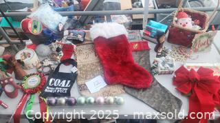 MaxSold Auction: Christmas decorations Including several Christmas stockings - Sun Valley (California, USA) SELLER MANAGED Estate Sale Online Auction -  Wentworth Street