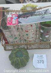 MaxSold Auction: Holiday Set with Metal Basket and Votive Cups - Sun Valley (California, USA) SELLER MANAGED Estate Sale Online Auction -  Wentworth Street