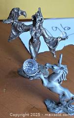 MaxSold Auction: Lot of 2 Decorative Metal Alloy Figurines — Unicorn & Female with Bird - Sun Valley (California, USA) SELLER MANAGED Estate Sale Online Auction -  Wentworth Street