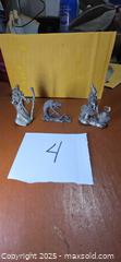 MaxSold Auction: Lot of 3 Pewter Fantasy Miniatures — Wizard, Gnome, and dragon like Serpent - Sun Valley (California, USA) SELLER MANAGED Estate Sale Online Auction -  Wentworth Street