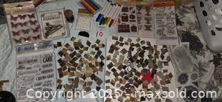 MaxSold Auction: Mosaic wood chips & other Crafting supplies  - Sun Valley (California, USA) SELLER MANAGED Estate Sale Online Auction -  Wentworth Street