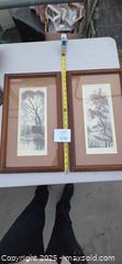MaxSold Auction: Pair of Framed Landscape Wall Art, Wood Frames, Signed - Sun Valley (California, USA) SELLER MANAGED Estate Sale Online Auction -  Wentworth Street