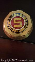 MaxSold Auction: Very Collectible Stutz Brass Center hub Cap, 2.5–3.5 in (Logo) (see also lot 16) - Sun Valley (California, USA) SELLER MANAGED Estate Sale Online Auction -  Wentworth Street