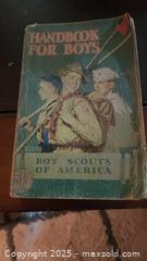 MaxSold Auction: Vintage Boy Scouts Handbook & Riverside Literature Lot with WWII Patches - Sun Valley (California, USA) SELLER MANAGED Estate Sale Online Auction -  Wentworth Street