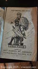 MaxSold Auction: Vintage Boy Scouts Handbook & Riverside Literature Lot with WWII Patches - Sun Valley (California, USA) SELLER MANAGED Estate Sale Online Auction -  Wentworth Street