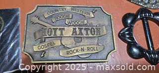MaxSold Auction: Vintage cars Wind Chimes, Harley plate, Bookmarks & Belt buckles including Hoyt Axton - Sun Valley (California, USA) SELLER MANAGED Estate Sale Online Auction -  Wentworth Street