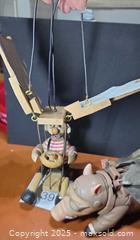 MaxSold Auction: Vintage Mid-Century Wooden Marionette and Plastic (When Pigs Fly) Flying Toys (2) - Sun Valley (California, USA) SELLER MANAGED Estate Sale Online Auction -  Wentworth Street